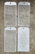 Stencil Set X4 brick wall