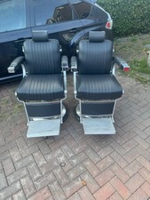 2 x Takara Belmont Apollo 2 Icon Salon Barber Hairdressing Optician Tattoo Chair