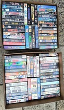 Mixed Various English VHS Movie Tapes