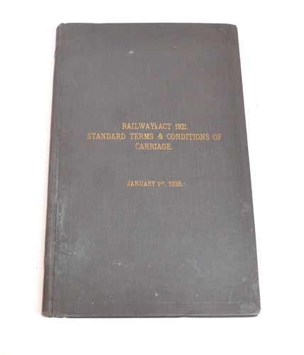 Railway act 1921 - 1921, bound
