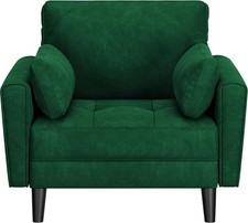 Green Velvet Tub Chair