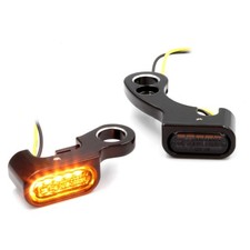 Mini LED Turn Signal ECE Handlebar Fittings Fits Harley Davidson Sport Glide 18-24