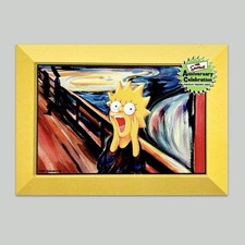 The Simpsons 2000 Rare ART Horror Trading Card Comics Vintage Retro Memorabilia