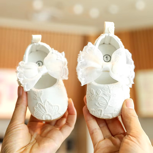 Cute white lace baby girl - cute,
