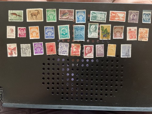 Mint and used stamps - and, from