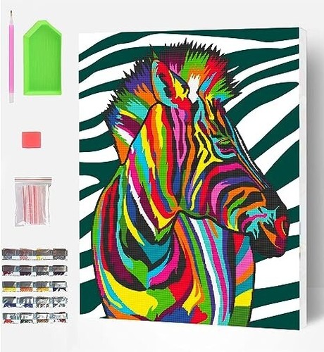 Splat planet zebra - planet, framed