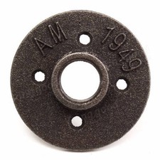 1" Malleable Threaded Black