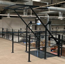 Mezzanine floor pallet gate - mezzanine,