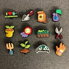 Shoe Charms for Croc Clogs - PVC Rubber - Garden - Gardening - Tools - Plant
