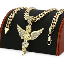 14k Gold Plated Big Hip Hop