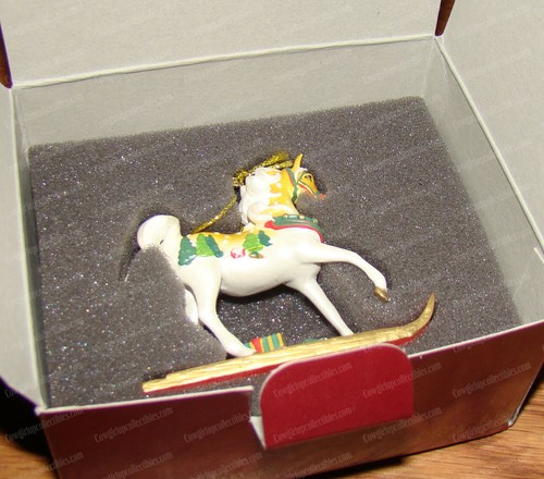 Sleigh ride horse ornament - sleigh,