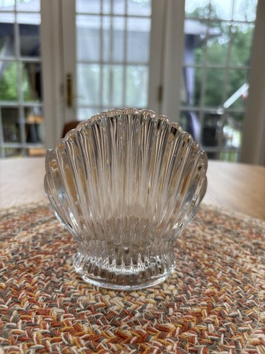 Vintage clear crystal shell - vintage,