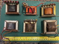 SIX  Single Ended  Valve Speaker Transformers - Amplifier  pentode