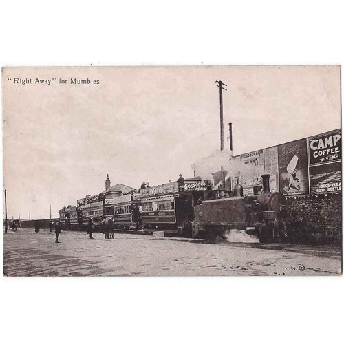Right away the - mumbles, train