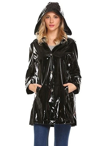 Women black patient mac - black,