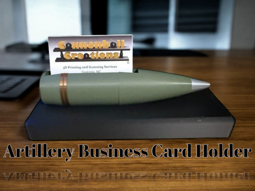 Artillery shell business card - artillery,