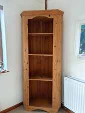 Pine Vintage Corner Cupboard