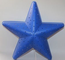IKEA SMILA CHILDRENS BLUE STAR WALL LIGHT BY ANNA EFVERLUND & MIKAEL WARNHAMMAR