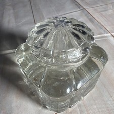 Antique Clear Pressed Glass