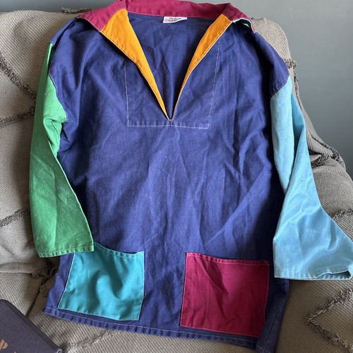 Newlyn fisherman smock block - smock,
