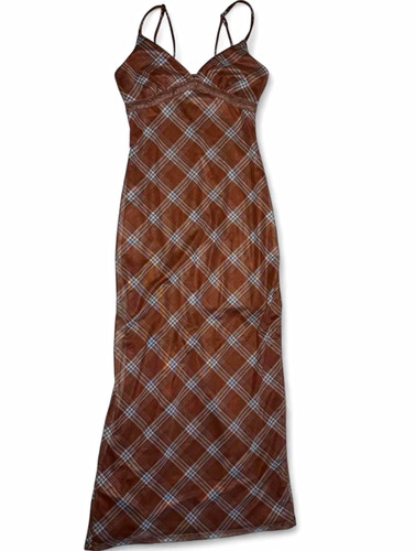 Planet heart brown plaid mesh - planet,
