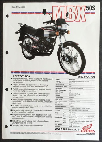 Honda mbx 50s sports - mbx,