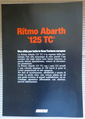 Fiat ritmo abarth 125 - abarth,