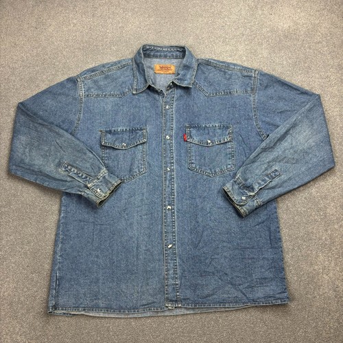 Levis denim shirt adult - levis, x