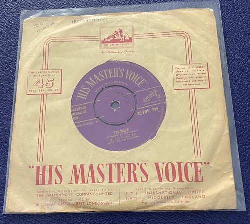 Elvis presley too much - presley, /