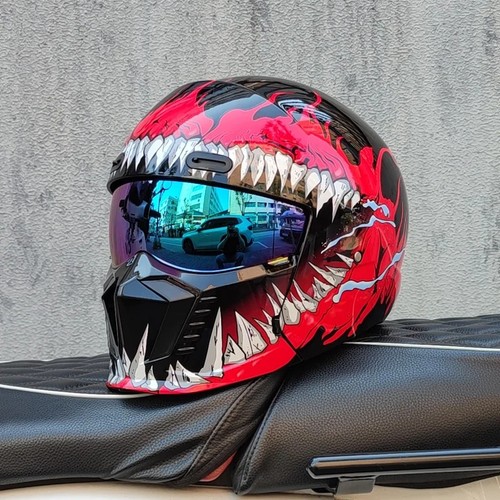 Retro motorcycle helmet abs - motorcycle,