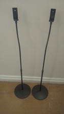 Sony WS-FV10 Speaker Stands (Pair) – Genuine Sony Surround Sound Stands – Silver