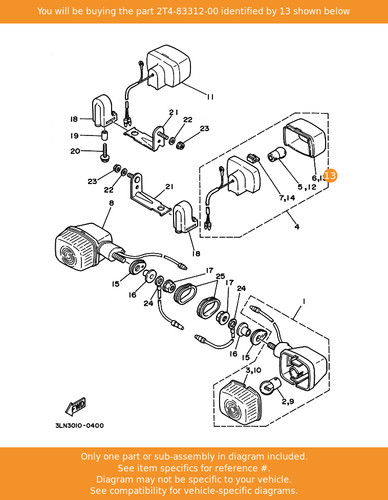 Yamaha lens flasher - s/s,