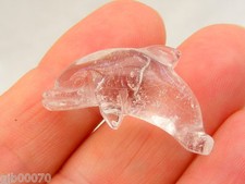 Gemstone Dolphin Hand Carved