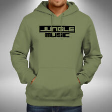 Jungle Music Adult Hoodie DNB Drum & Bass Dance Music Lover Old Skool Raver