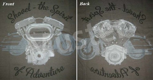 Shirt with harley - t,
