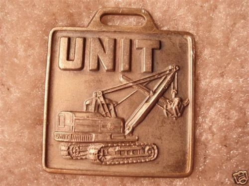 Unit crane shovel watch fob - shovel,