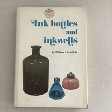 Signed ink bottles inkwells - signed,