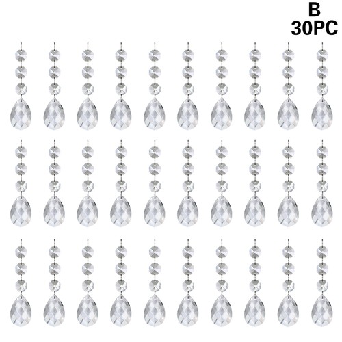 30x crystal acrylic snowflake - acrylic,