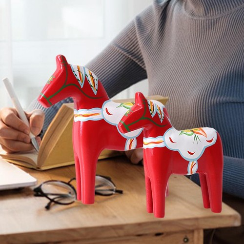 Dala horse figurine red - dala,