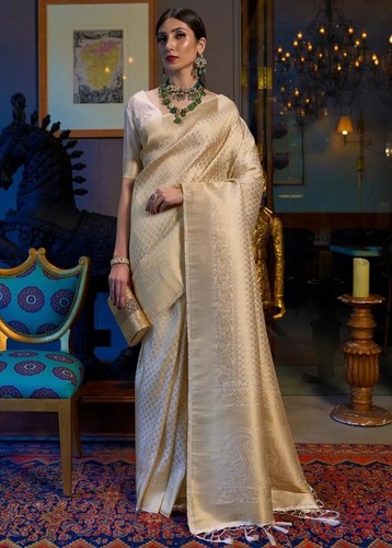 Women woven design banarasi - women's,