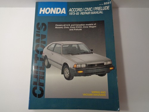 Chilton repair manual honda - chilton's,
