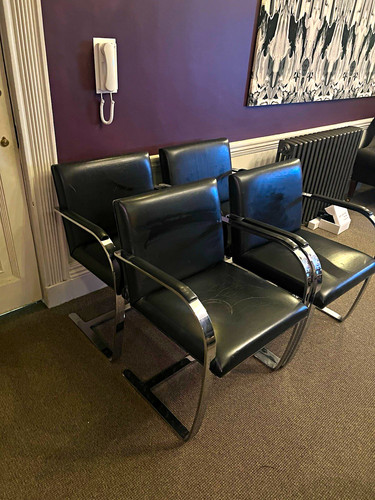 Knoll brno flat bar chairs - bar, in
