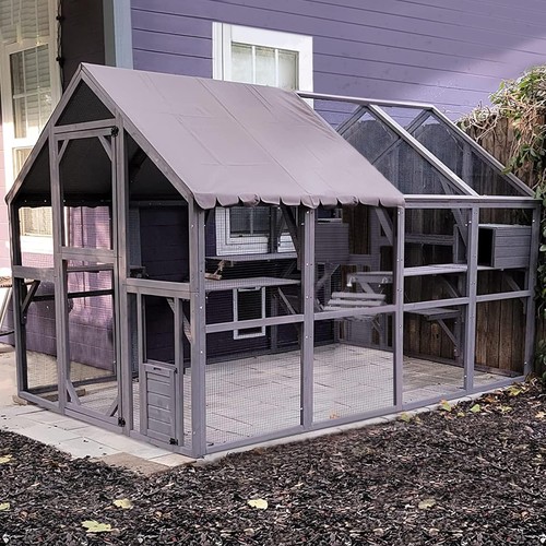 Catio cat house wooden large - catio,