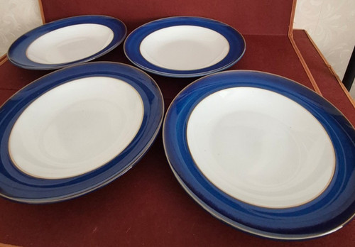 Denby imperial blue rimmed - blue,