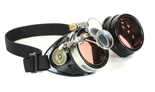 Steampunk goggles bullet shell - steampunk,