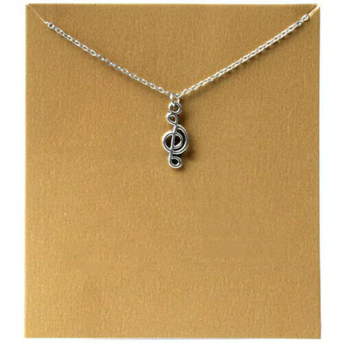 New treble clef music pendant - new,