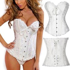 Women's Heavy Duty Steel Boned Corset Underbust Waist Training Corset Plus Size