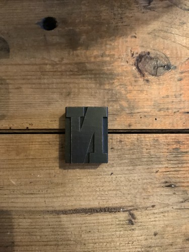 Vintage printers block - printers,