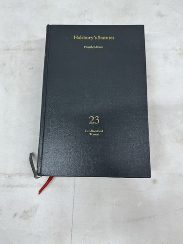 Halsbury statutes vol 23 - statutes,