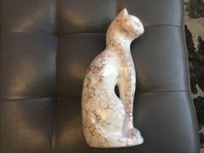 Porcelain Cat Figure.